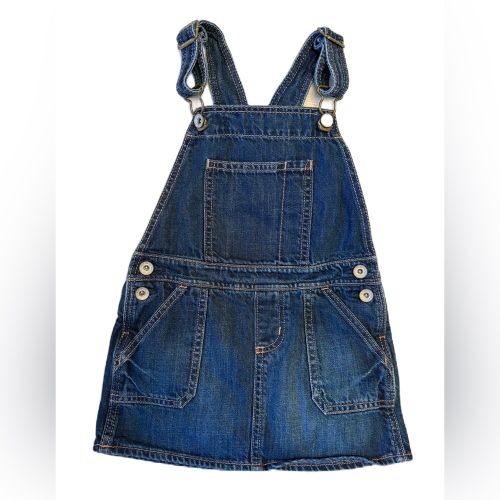 Baby GAP Denim Overall Dress - Size 3